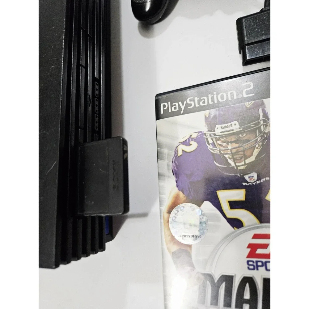 Sony PlayStation 2 Slim Console Bundle in Black with Multiple Game Titles